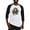 Black/White, variant on CafePress - Mona Lisa Dog Baseball Jersey - Cotton Baseball Jersey, 3/4 Raglan Sleeve Shirt