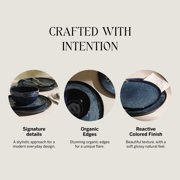 Stone Lain Mirella 12-Piece Dinnerware Set Stoneware, Blue