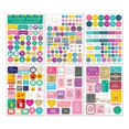thumbnail image 2 of Pegatinas Planner, 650 unidades, impermeables, para diario y calendario, 2 of 4