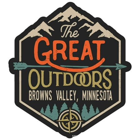 

Browns Valley Minnesota The Great Outdoors Design 4-Inch Fridge Magnet