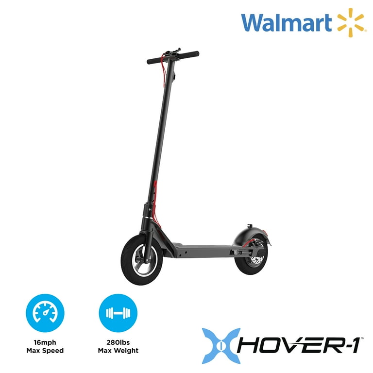 Hover 1 Engine Electric Folding Scooter Black UL 2272 Certified