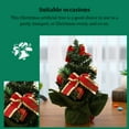 thumbnail image 4 of Wosthever Escritorio Navidad Artificial Mini árbol Oficina Hotel PVC simulación de Navidad árboles falsos decoración Festival fiesta decoración Kits de decoración para fiestas A-S07 Wosthever HA069270-01, 4 of 6