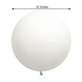 thumbnail image 3 of Efavormart 2 Pack 32" Extra Large Pastel White Round Latex Balloons Air Helium Balloons Party Balloons, 3 of 10