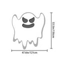 thumbnail image 2 of Trunk or Treat Banner, 47x53in Halloween SUV Car Decorations Happy Halloween Ghost Banner for Wall Decoration Car Garden Lawn Yard Indoor Outdoor Party Supplies - A, 2 of 4