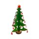 thumbnail image 1 of Árbol de Navidad, decoración de escritorio, regalo para festival, regalo para bar, centro de mesa, fiesta. Verde, 1 of 9