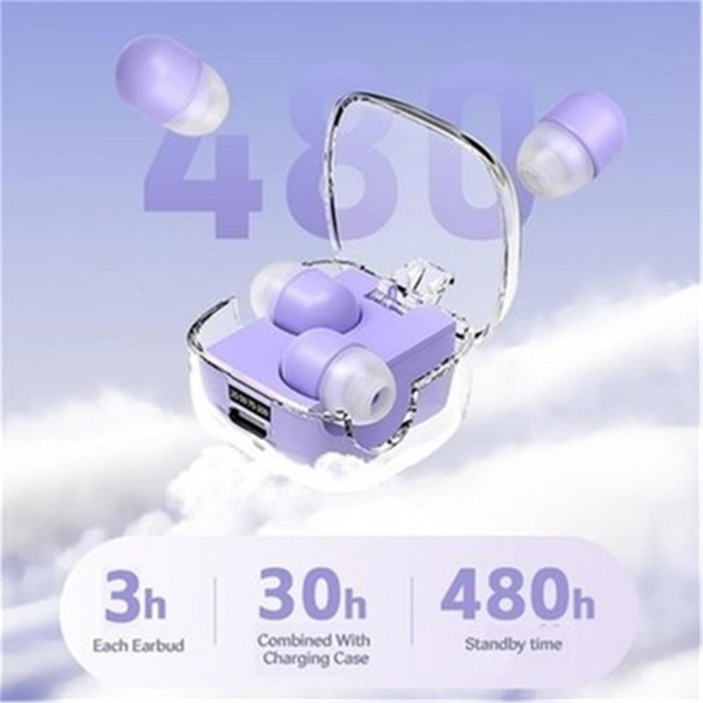 Mini Invisible Small Bluetooth Earbuds Sleeping,Hidden Earbuds,Tiny Earbuds for Small Ears Low Profile Tiny Hidden Discreet Smallest Earbuds,color