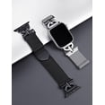 thumbnail image 7 of TOYOUTHS Stainless Steel Magnetic Loop Compatible with Apple Watch Band 38mm 40mm 41mm 42mm 44mm 45mm 46mm 49mm Metal Mesh D-shaped Clasp Strap for iWatch SE Series 10/9/8/7/6/5/4/3/2/1/Ultra(1/2), 7 of 7