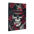 thumbnail image 2 of 500 pcs Flower Skeleton Cowboy 500 Piece Wooden Puzzles,Stress relieving pleasure,Unique Artwork for Adults,Exquisite Flower Skeleton Cowboy,Great for Relaxation and Display for Puzzle Enthusiasts, 2 of 6