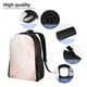 thumbnail image 5 of Fotbe Pink Marble Mochila de Viaje para Laptop, Mochila Ejecutiva Delgada y Resistente 15.6", 5 of 8