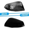 thumbnail image 4 of Unique Bargains Car Mirror Cover Cap, Left Driver Side Wing Mirror Cover for Toyota RAV4 2019-2025, Rear View Mirror Cover No.87945-42160, Door Side Mirror Cap Mirror Housing, Glossy Black, 4 of 7