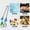 🔥Blue_Hot#278, variant on Stainless Steel Mini Tongs for Ice Cubes and Food with Silicone Tips Small Serving Tongs for Charcuterie Boards Desserts Appetizers