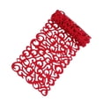 thumbnail image 3 of GROWTH TANK Hollow Placemats Household Decorations, 40x11 inch Simple Washable, Rectangle Table Runners Table Mats for Kitchen Dining Home Wedding Desk Red, 3 of 8