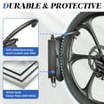 thumbnail image 5 of SUNALLY Swivel Bike Wall Hanger 2 Pack, Vertical Storage Bicycle Wall Mount Rack for Garage, Holds up to 66 lbs with No-scratch Protection, Black, 5 of 7