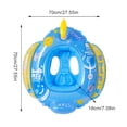 thumbnail image 2 of Círculo flotante de natación para bebé con pistola de agua barco flotante de seguridad para niños pequeños círculos de natación inflables a prueba de fugas juguete para niños de 1 a 5 años, 2 of 8