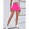 thumbnail image 3 of Womens High Waisted Shorts Athletic Running Shorts Workout Gym Quick Dry Flowy Shorts with Pockets, 3 of 5