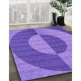 thumbnail image 3 of Ahgly Company Machine Washable Indoor Rectangle Transitional Heliotrope Purple Area Rugs, 8' x 10', 3 of 7