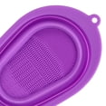 thumbnail image 3 of Limpiador cosmético con almohadilla de limpieza de cepillo de maquillaje de silicona plegable, pequeño y conveniente Ormromra  CPB-DE-LYY653-1, 3 of 5