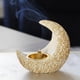 thumbnail image 3 of Incensario misterioso con forma de luna en forma de cono, decoración religiosa para incienso. blanco, 3 of 9