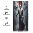 thumbnail image 2 of Pinhead Shower Curtain, Bath Curtain Bathroom Home Decor Waterproof Polyester for Bathroom with 12 Hooks 35.43x70.87Inch（90x180cm）, 2 of 8