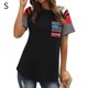 thumbnail image 1 of Minnieouse Top con dobladillo en la parte delantera a rayas para mujer Prendas para la parte del cuerpo negro S Minnieouse AP001701-01, 1 of 4