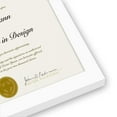 thumbnail image 6 of Americanflat 8.5x11 Diploma Frame in White with Shatter Resistant Glass - Horizontal and Vertical Formats for Wall and Tabletop, 6 of 6