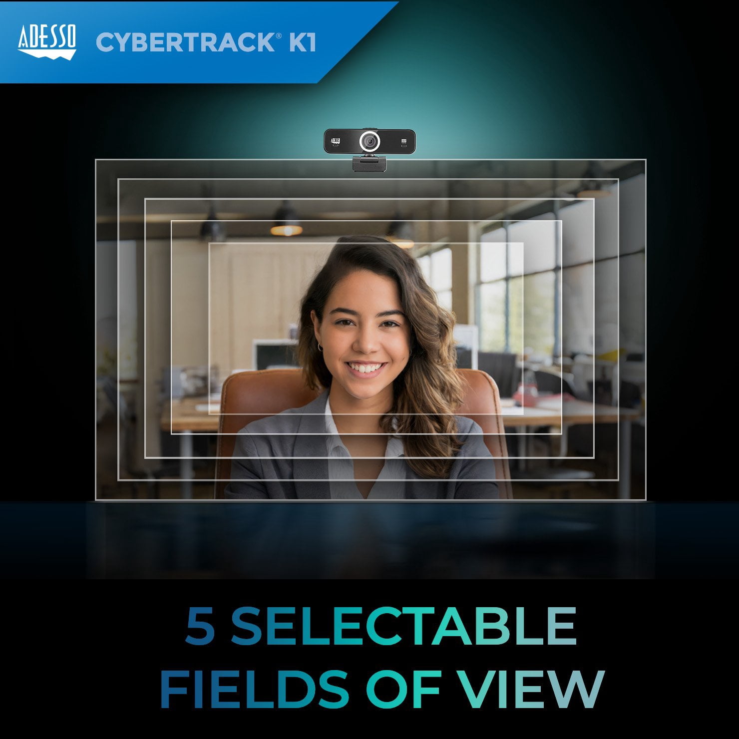 Webcam with Microphone True 1080P Full HD USB Web camera with Adjustable View Angle, Noise Cancellation for Zoom, Skype, Teams, Conferencing, Work with Windows and Mac