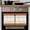 Burnt orange beige, variant on Gray Beige Stripe 1 Pack Kitchen Towel, Water Absorbent Dish Towel, Modern Art Horizontal Striped Decorative Hand Towels - Quick Drying Cloth for Cooking Baking, 18x28 Inch