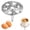 SL1, variant on Egg Steamer Stainless Steamer Rack Round Multi Use Cooking Insert For Pot Heat Rack For Eggs Vegetables Fish Preservation Of Nutrition