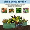 thumbnail image 4 of GloryStar Outdoor Galvanized Raised Bed, Metal Planter Box for Gardening, Rust-Resistant and Simple Assembly, 4 of 8
