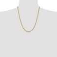 thumbnail image 3 of Auriga Fine Jewelry 14K Yellow Gold 3.3 mm Regular Rope Chain Necklace for Men 22", 3 of 7