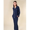 thumbnail image 1 of Pijama Larga Smart Bamboo Conjunto De 2 Piezas Fibras De Bambu Suave Y Refrescante Lujosa Mediana, 1 of 1