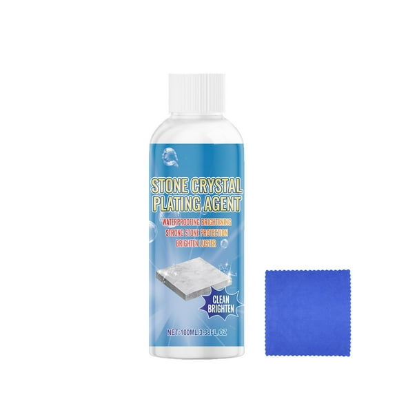 Meggemo Marble Cleaner and Polish Restores Shine Removes Stains Etches Protects Natural Stone Surfaces Safe for Marble Granite Countertops