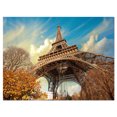 thumbnail image 2 of Eiffel with Winter Vegetation - Skyline Photography Canvas Art, 2 of 3