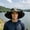 Green, variant on Solar Fan Hat with 4 Cooling Fans, USB-C Rechargeable Sun Hat, Black