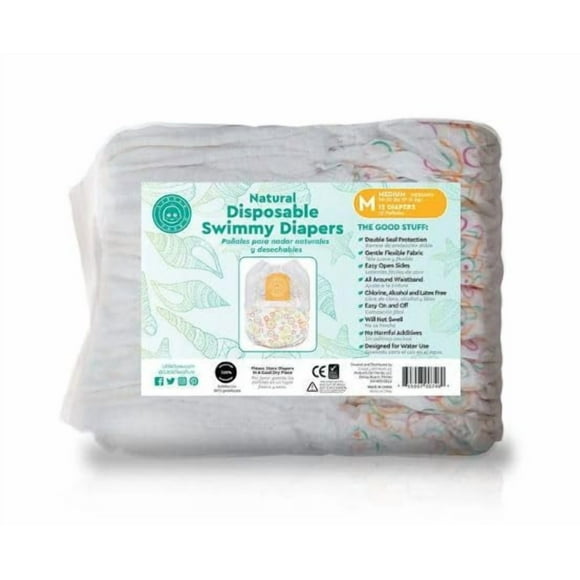 Productos de pañales para nadar On The Go Little Toes, tallas 3-4 (7-9 kg)