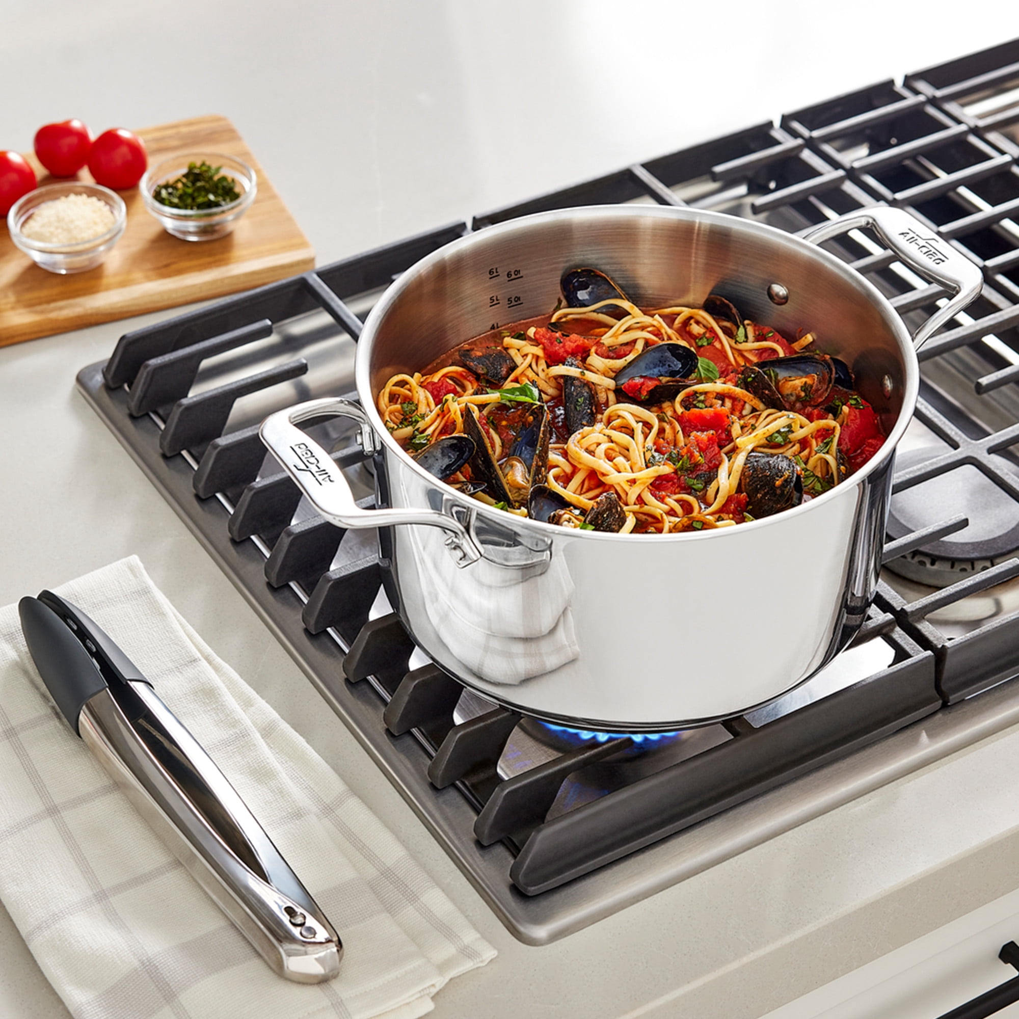 All-Clad Simply Strain, Stainless Steel Multipot with Insert, 8 Quart