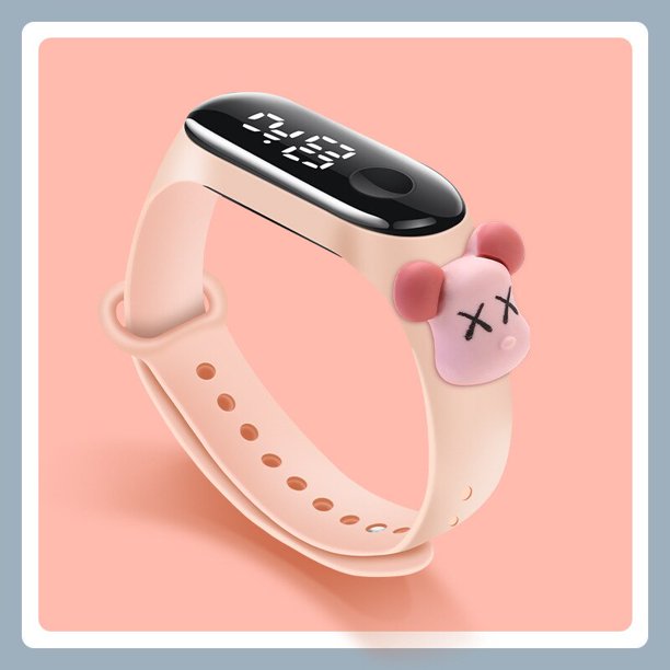Disney Mickey Mouse Children Watches For Girls Electronic Bracelet Sports LED Spiderman iron Man Doll Kids Watch Waterproof Gao Jinjia LED