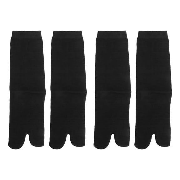 Baluue Japanese Sock Kimono Clog Socks Black 2 Pairs
