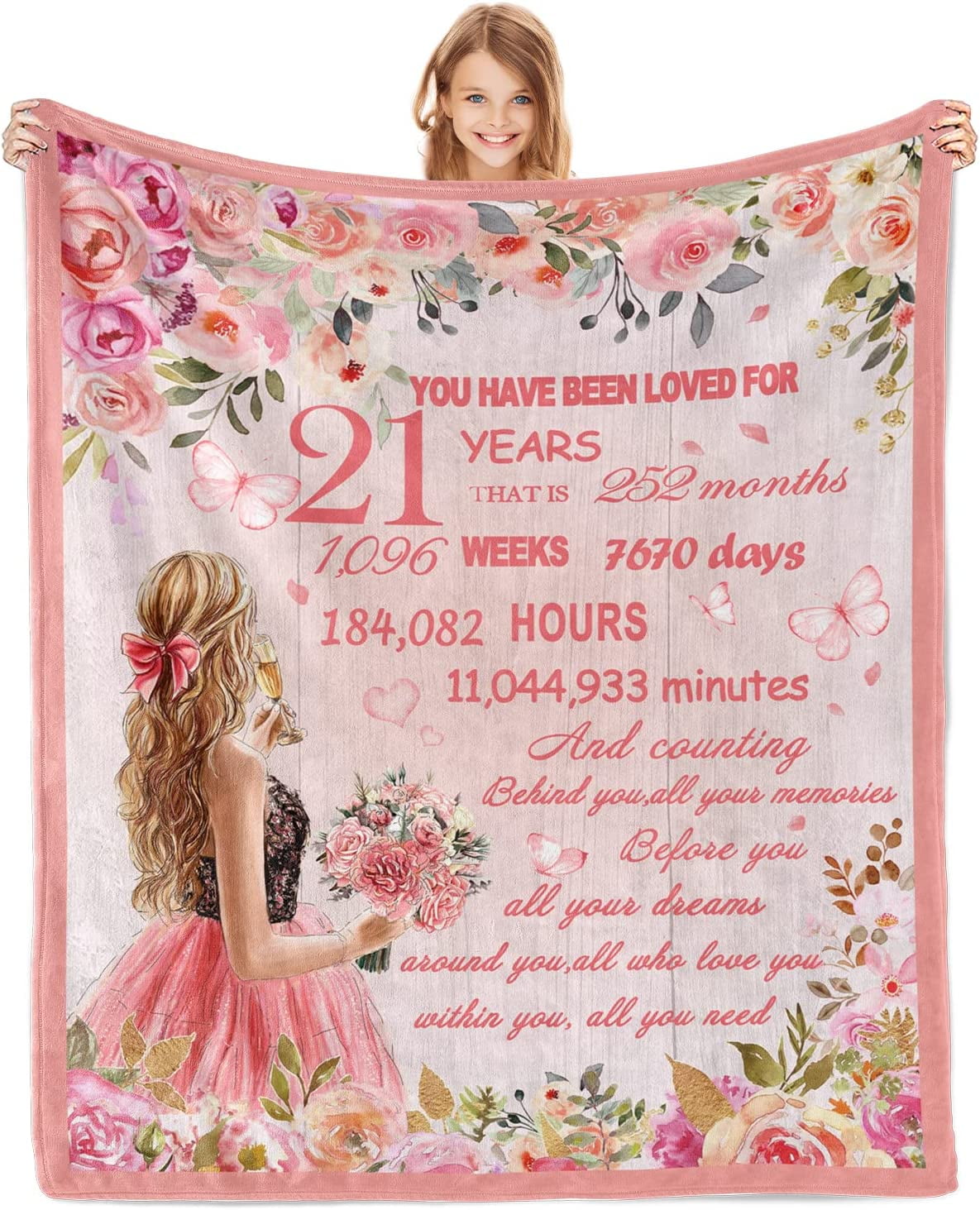  18 Year Old Girl Gifts for Birthday, Best Gifts for Happy 18th  Birthday Decorations, Gift Ideas for 18 Year Old Girls Throw Blanket 50  X60 : Home & Kitchen