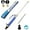 Blue, variant on Jetsono High Pressure Washer, Jetson 2-in-1 High Pressure Power Washer, Portable Washer Pressure Washer Accessories, Garden Hose into Pressure Water Gun (Black)