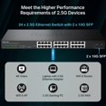 thumbnail image 3 of Conmutador de red Ethernet Real HD 24 puertos 2.5G 24 x 2.5 Gigabit, 3 of 8