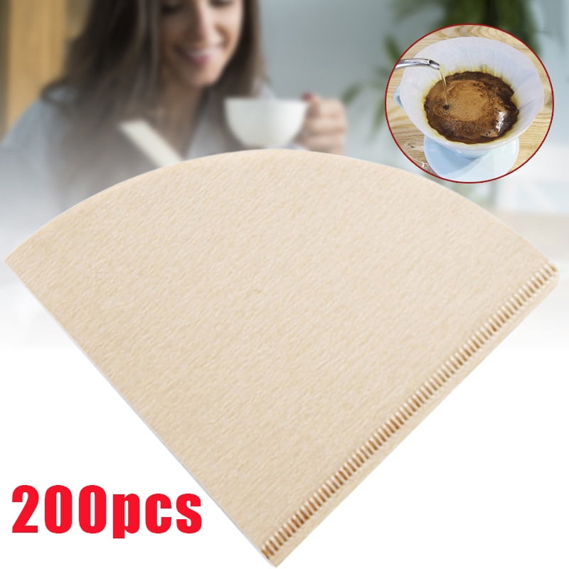 Coffee Paper Filters 200 Count Disposable Cone Coffee Filters Brown