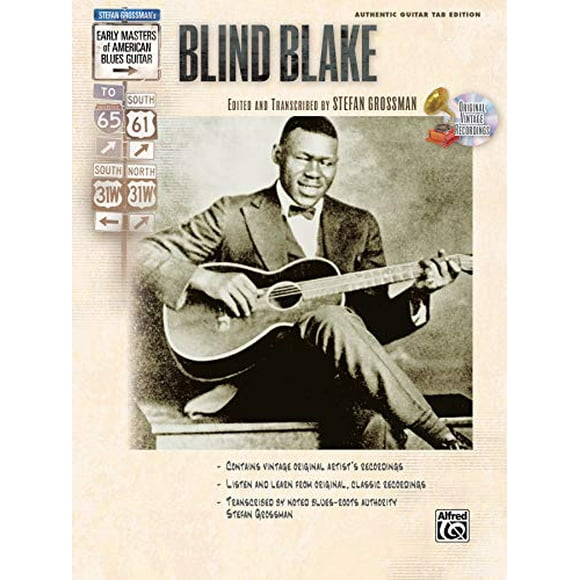 Stefan Grossman's Early Masters of American Blues Guitar: Blind Blake, Book and CD