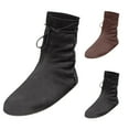 thumbnail image 4 of NOKIO Unisex Mid-Calf Boots for Spring Summer Fall, Retro Casual Solid Color Performance Boots with Comfortable Durable Design, 4 of 6