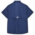 thumbnail image 2 of Jorlat Short Sleeve Fishing Shirt Wicking Sun Protection Fabric Casual Button Down Shirts, 2 of 7