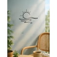 thumbnail image 3 of Modern Metal Iron Wall Art, Abstract Sun Line Wall Decor, Minimalist Artistic Hanging Ornament for Home Bedroom Living Room Indoor Decoration, 3 of 6