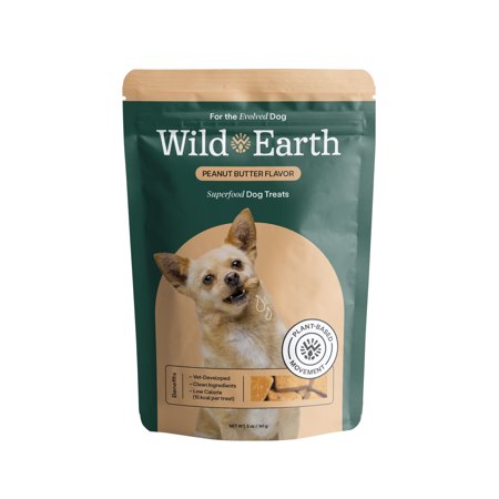 UPC: 0860000953702 | 3 Pack – Superfood Dog Treats with Koji (5 oz per bag) by Wild Earth