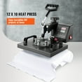 thumbnail image 2 of VEVOR 12X10 inch Heat Press Dual Digital Heat Press Machine 650W Swing Away Heat Press T-Shirt Sublimation Printer Transfer 360 Degree Rotation for DIY T-Shirts, 2 of 8