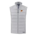 thumbnail image 2 of Men's Cutter & Buck Gray Oklahoma State Cowboys Evoke Hybrid Eco Softshell Recycled Full-Zip Vest, 2 of 3
