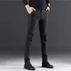 thumbnail image 5 of Pantalones rectos negros de verano para hombre, pantalones de traje para hombre de talla grande, reseñas coreanas, muchos pantalones chinos para hombre, baratos, antiarrugas, nuevos, 5 of 5